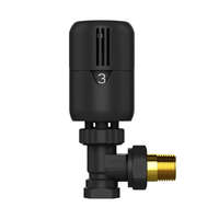 NERO Termosztatikus radiátor sarok szelep - 1/2" - TS202WA-B