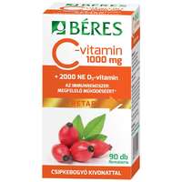 Béres Gyógyszergyár Zrt. Béres C-vitamin 1000mg+D3 2000NE Retard Tabletta 90 db