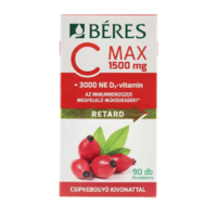 Béres Gyógyszergyár Zrt. Béres C-vitamin 1500 mg+D3 3000 NE Retard Tabletta 90 db