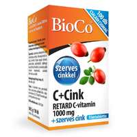 BioCo Magyarország BioCo C+Cink Retard C-vitamin 1000 mg + szerves cink 100 db