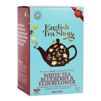 English Tea Shop ETS Bio Fehér Tea Áfonya-Bodza 20 db