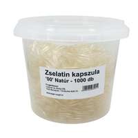 Lechner és Zentai Kft. Natúr üres zselatin kapszula 00 méretű 1000 db