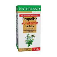 Naturland Naturland Propolisz+C-vitamin Tabletta 60 db