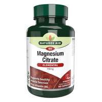 Natures Aid Natures Aid Magnézium-citrát+B6-vitamin 750 mg kapszula 60 db