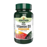 Natures Aid Natures Aid Vegán D3-vitamin 1000iu (25 mcg) tabletta 60 db