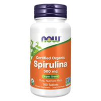 NOW Foods Now Spirulina tabletta 100 db