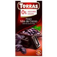 Torras Torras Étcsokoládé Kakaóbabtörettel hozzáadott cukor nélkül 75 g