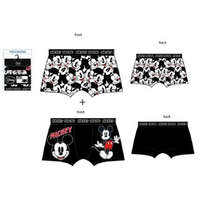 KORREKT WEB Disney Mickey Black férfi boxeralsó 2 darab/csomag S