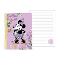 KORREKT WEB Disney Minnie Purple spirál notesz, füzet A5