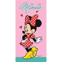 KORREKT WEB Disney Minnie Pretty in Polka fürdőlepedő, strand törölköző 70x140cm (Fast Dry)