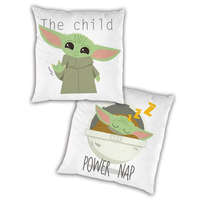 KORREKT WEB Star Wars Mandalorian Power Nap párna, díszpárna 35x35 cm