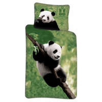 KORREKT WEB Panda gyerek ágyneműhuzat 100×140 cm, 40×45 cm