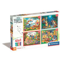 KORREKT WEB Disney Micimackó Fun Days Forever 4 az 1-ben puzzle Clementoni