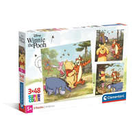KORREKT WEB Disney Micimackó Honey Tree 3x48 db-os puzzle Clementoni