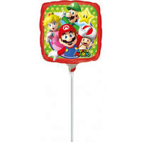 KORREKT WEB Super Mario mini fólia lufi 23 cm (WP)
