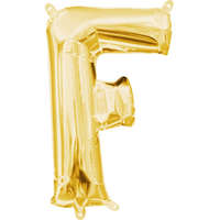 KORREKT WEB Arany Gold mini F betű fólia lufi 33 cm