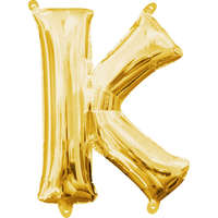 KORREKT WEB Arany Gold mini K betű fólia lufi 33 cm