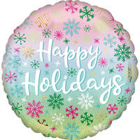 KORREKT WEB Happy Holiday Snowflakes fólia lufi 43 cm