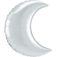 KORREKT WEB White Crescent szatén hold fólia lufi 89 cm