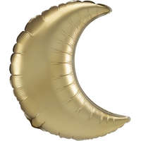 KORREKT WEB Gold Crescent, Arany szatén hold fólia lufi 89 cm