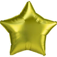 KORREKT WEB Szatén Lemon csillag fólia lufi 43 cm