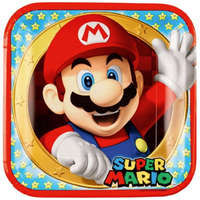 KORREKT WEB Super Mario Mushroom World papírtányér 8 db-os 23 cm