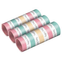 KORREKT WEB Happy Birthday Pastel szerpentin 3 db-os