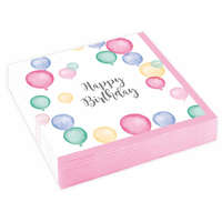 KORREKT WEB Happy Birthday Pastel szalvéta 20 db-os 25x25 cm