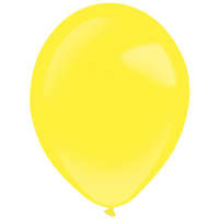 KORREKT WEB Sárga Yellow Sunshine léggömb, lufi 100 db-os 5 inch (13 cm)