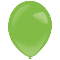 KORREKT WEB Zöld Festive Green léggömb, lufi 100 db-os 5 inch (13 cm)