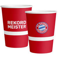 KORREKT WEB FC Bayern München Red papír pohár 8 db-os 250 ml