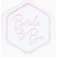 KORREKT WEB Bride To Be White vasalható textil matrica