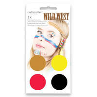 KORREKT WEB Indián Halloween arcfesték, smink szett