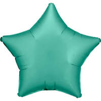 KORREKT WEB Silk Jade Green csillag fólia lufi 48 cm