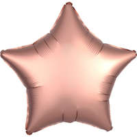 KORREKT WEB Silk Rose Copper csillag fólia lufi 48 cm