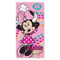 KORREKT WEB Disney Minnie Hearts fürdőlepedő, strand törölköző 70x137 cm (Fast Dry)