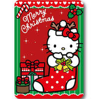 KORREKT WEB Hello Kitty Holiday Cheer Karácsonyi polár takaró 100x140cm