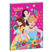 KORREKT WEB Disney Hercegnők Spring B/5 vonalas füzet 40 lapos