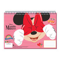 KORREKT WEB Disney Minnie Wink A/4 spirál vázlatfüzet, 30 lapos