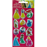 KORREKT WEB Disney Hercegnő Pink csillogó pufi szivacs matrica szett