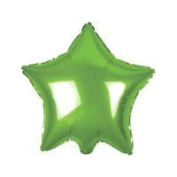 KORREKT WEB Zöld csillag Light Green Star fólia lufi 44 cm