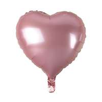 KORREKT WEB Light Pink Heart, Rózsaszín szív fólia lufi 37 cm