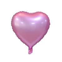 KORREKT WEB Matt Pink Heart, Rózsaszín szív fólia lufi 37 cm
