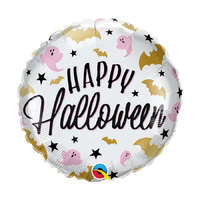 KORREKT WEB Happy Halloween Bats, Ghosts fólia lufi 46 cm