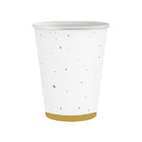 KORREKT WEB Arany Gold Celebrate papír pohár 6 db-os 250 ml