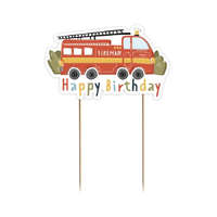 KORREKT WEB Tűzoltó Happy Birthday Fireman torta dekoráció 13 cm