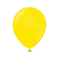 KORREKT WEB Pastel Yellow, Sárga léggömb, lufi 20 db-os 5 inch (12,5 cm)
