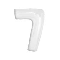 KORREKT WEB Fehér B&C White 7-es szám fólia lufi 92 cm