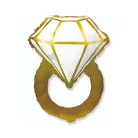 KORREKT WEB Gold Ring, Gyűrű fólia lufi 64 cm (WP)