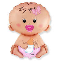 KORREKT WEB Baby Girl Pink fólia lufi 36 cm (WP)